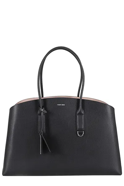 Emporio Armani Shopping Bag In Black