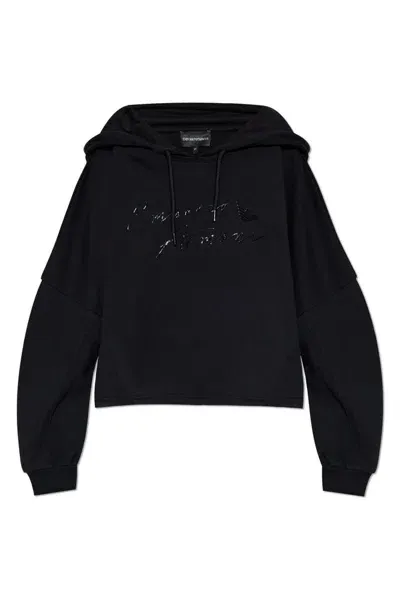 Emporio Armani Sweatshirt With Logo In Black