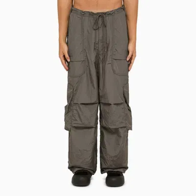 Entire Studios Nylon Rock Cargo Trousers In Gray