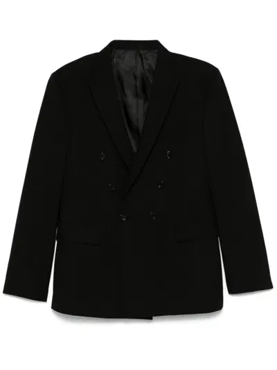 Eraldo Double-breasted Blazer In Black