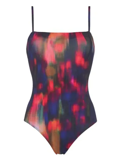 Eres Comete Printed Sequined Swimsuit In Pink