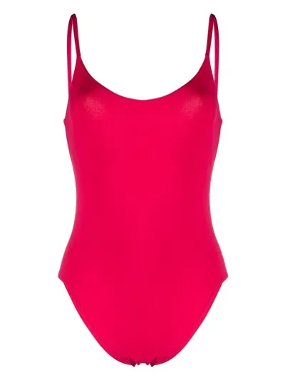 Eres Low-back One-piece Swimsuit In Pink