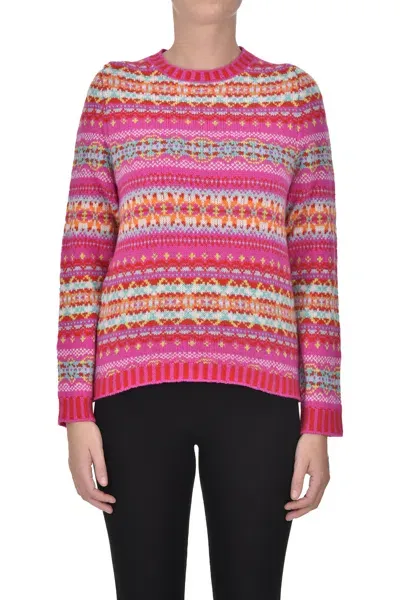 Eribé Jacquard Knit Pullover In Multicoloured