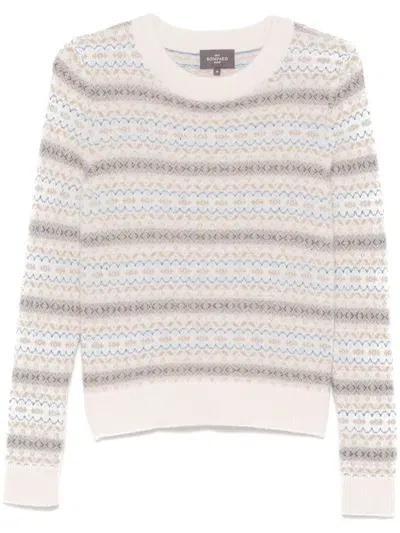 Eric Bompard Fair-isle Sweater In Neutrals