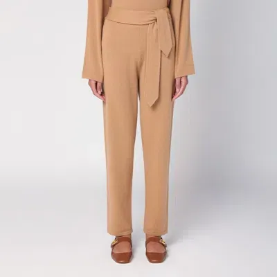 Erika Cavallini Stella Beige Trousers In Brown