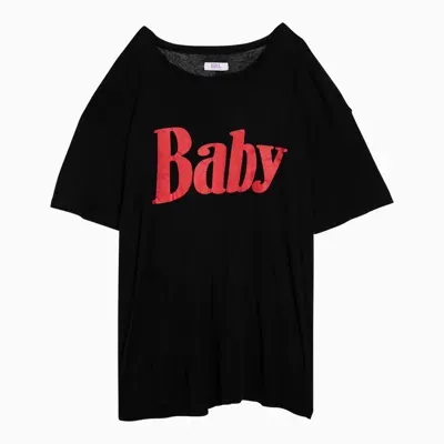 Erl Baby Black Crew-neck T-shirt