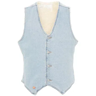 Erl Outwear Waistcoats In Blue