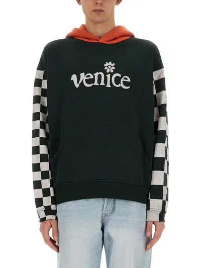 Erl Venice Sweatshirt In Black