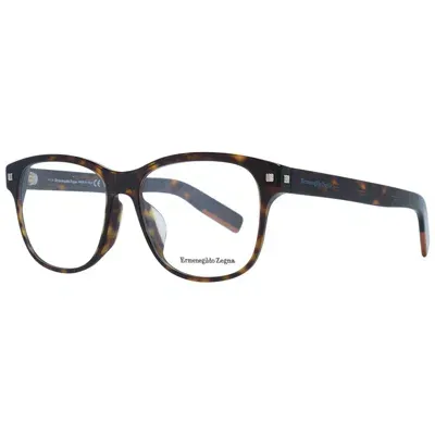 Ermenegildo Zegna Men Optical Men's Frames In Brown