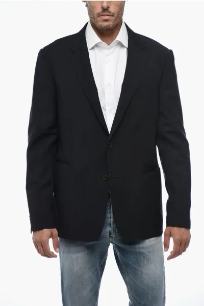 Ermenegildo Zegna Tm Tech Wool Unlined Blazer With Patch Pockets