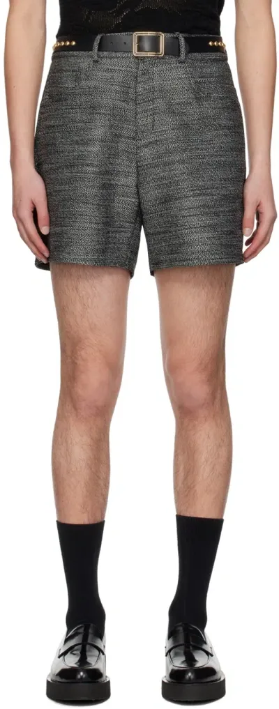 Ernest W Baker Five-pocket Tailored Shorts In Schwarz