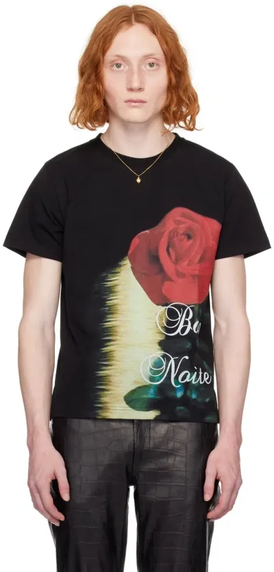 Ernest W Baker Black Printed T-shirt