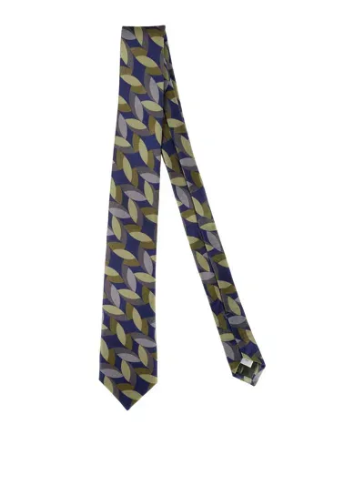 Errico Formicola Silk Tie In Multicolour