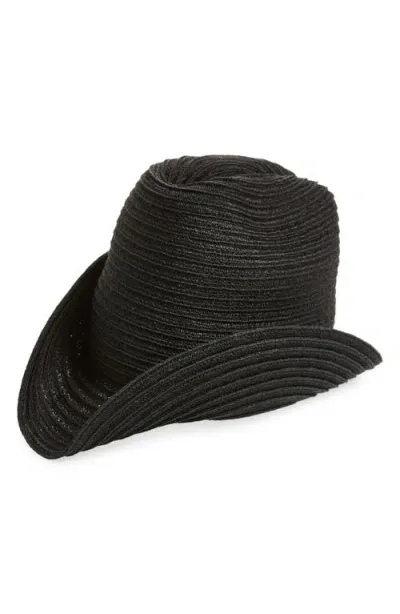 Esenshel Woven Western Hat In Black