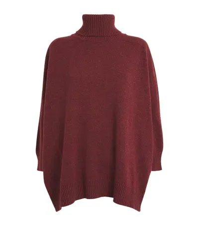 Eskandar Cashmere Rollneck Sweater In Brown