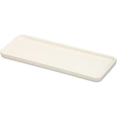 Esko Sabia Bathroom Vanity Countertop Tray Kitchen Accessories, 32cm L X 13cm W X 1.5cm H In Neutral