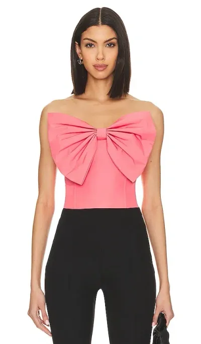 Essentiel Antwerp Freesia Bow Bodice In Pink