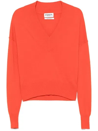 Essentiel Antwerp Gecko Sweater In Orange