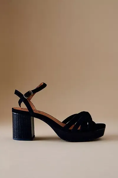 Esska Casey Heeled Sandals In Black