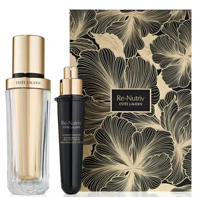 Estée Lauder Re-nutriv Ultimate Diamond Transformative Serum Gift Set (worth £490) In White