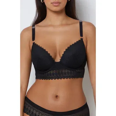 Etam Gravure No.5 Classi Underwire Bra In Black