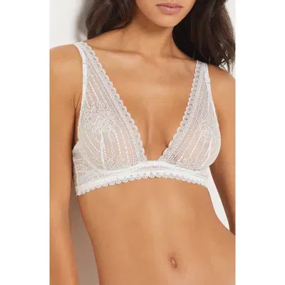 Etam Panama Sheer Lace Contour Bra In White