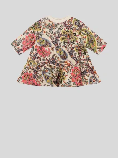 Etro Paisley Dress For Babies In Multi