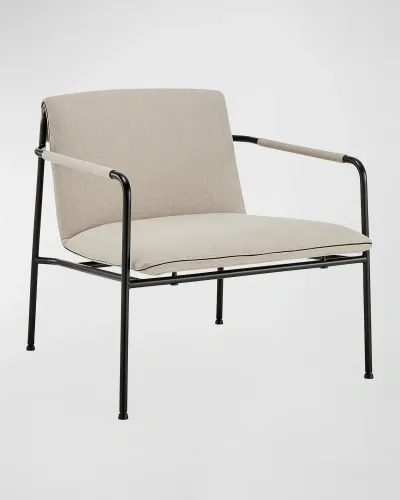 Euro Style Ludvig Lounge Chairs In Beige