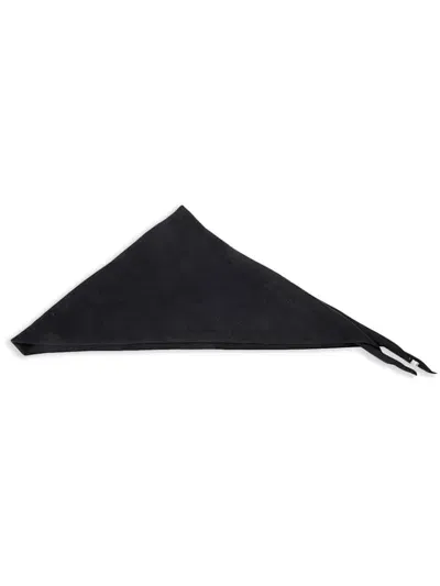 Extreme Cashmere Mélange-effect Bandana In Black