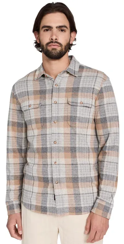 Faherty Legend Sweater Shirt Western Outpost Plaid