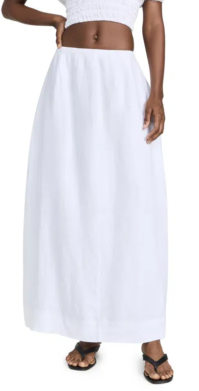 Faithfull The Brand Soleil Skirt White