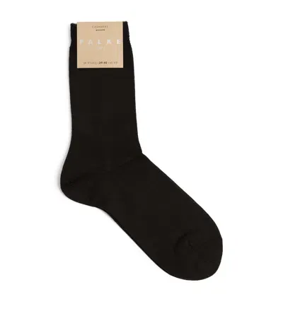 Falke Cashmere-blend No.1 Ankle Socks In Black