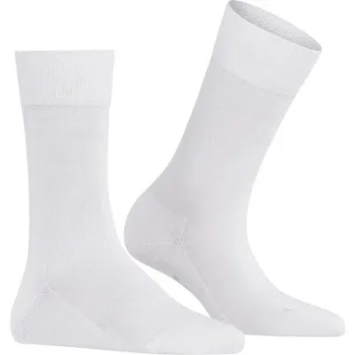 Falke Sensitive London Cotton Blend Socks In White