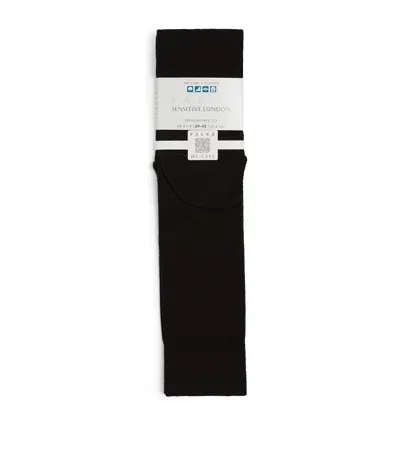 Falke Senstitive London Knee-high Socks In Black