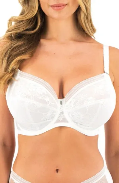 Fantasie Fusion Underwire Lace Side Support Bra In White