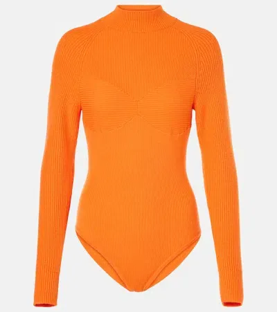 Farm Rio Orange Knitted Bodysuit