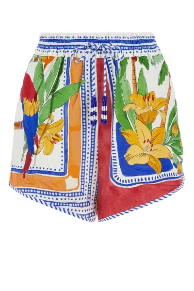 Farm Rio Shorts-m Nd  Female In Yellow