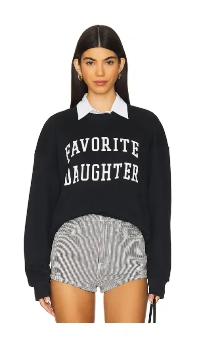 Favorite Daughter Sweatshirt Collegiate In Black