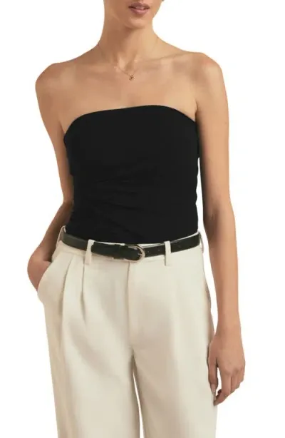 Favorite Daughter The Colette Strapless Top In Black