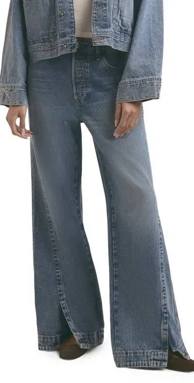 Favorite Daughter The Oliver Ultimate Baggy Wide Leg Jeans Austin