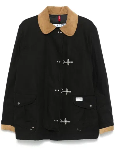 Fay 4-ganci Jacket In Black