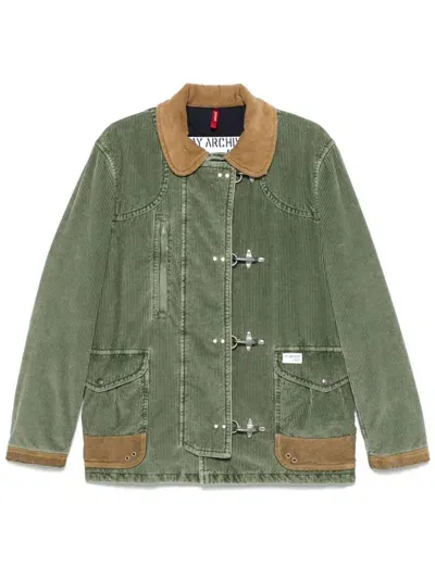 Fay 4 Ganci Jacket In Green