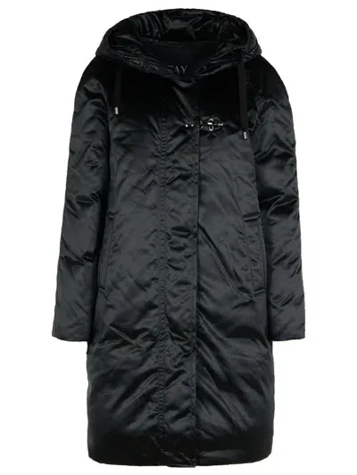 Fay Black Polyamide Parka