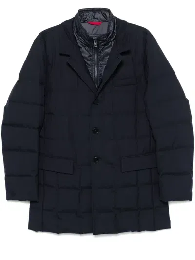 Fay Double-front Down Jacket In Black