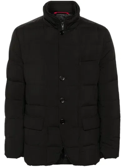 Fay Double-front Jacket In Black