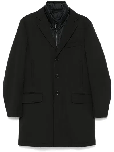 Fay Jacke Mit Doppelter Front In Black