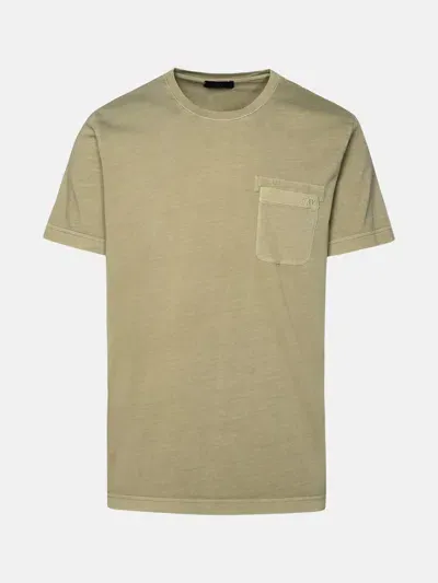 Fay Green Cotton T-shirt