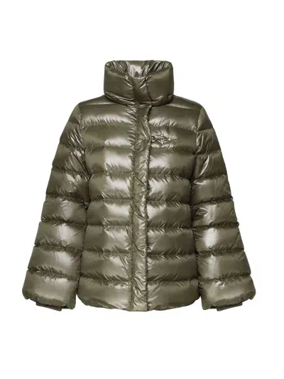 Fay Nylon Padded Jacket In Green