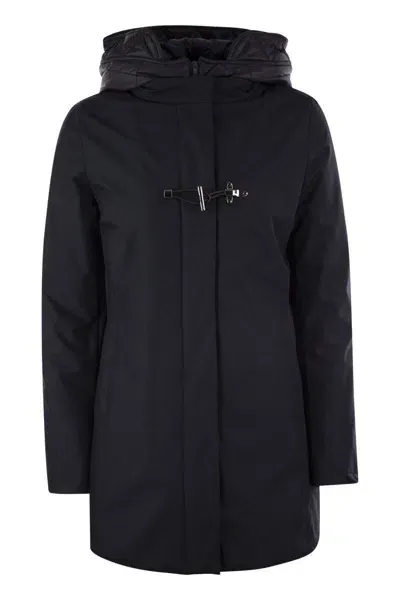 Fay Padded Coat In Black