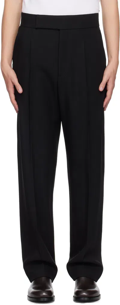 Fear Of God Black Wool Gabardine 8th Trousers